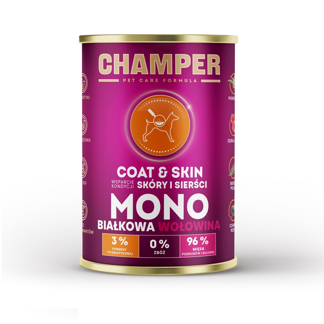 CHAMPER  Coat & Skin Monoprotein Beef