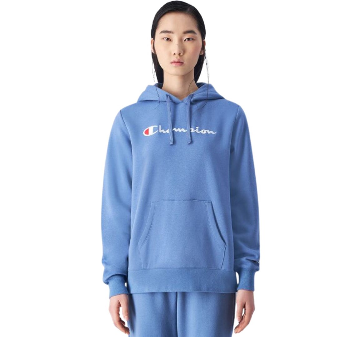 Chappi Champion Hooded Women`s Sweatshirt Blue