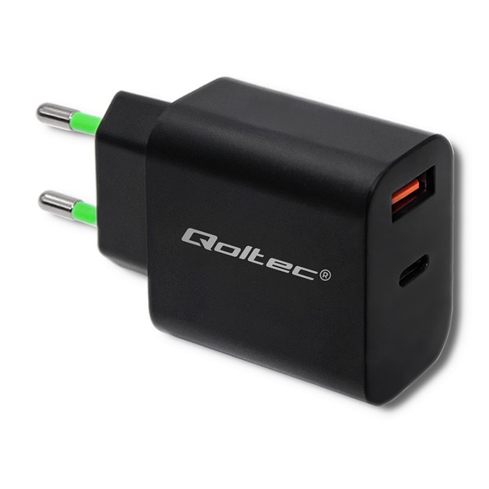 Qoltec  Charger 18W 5-12V, 1.5-3A