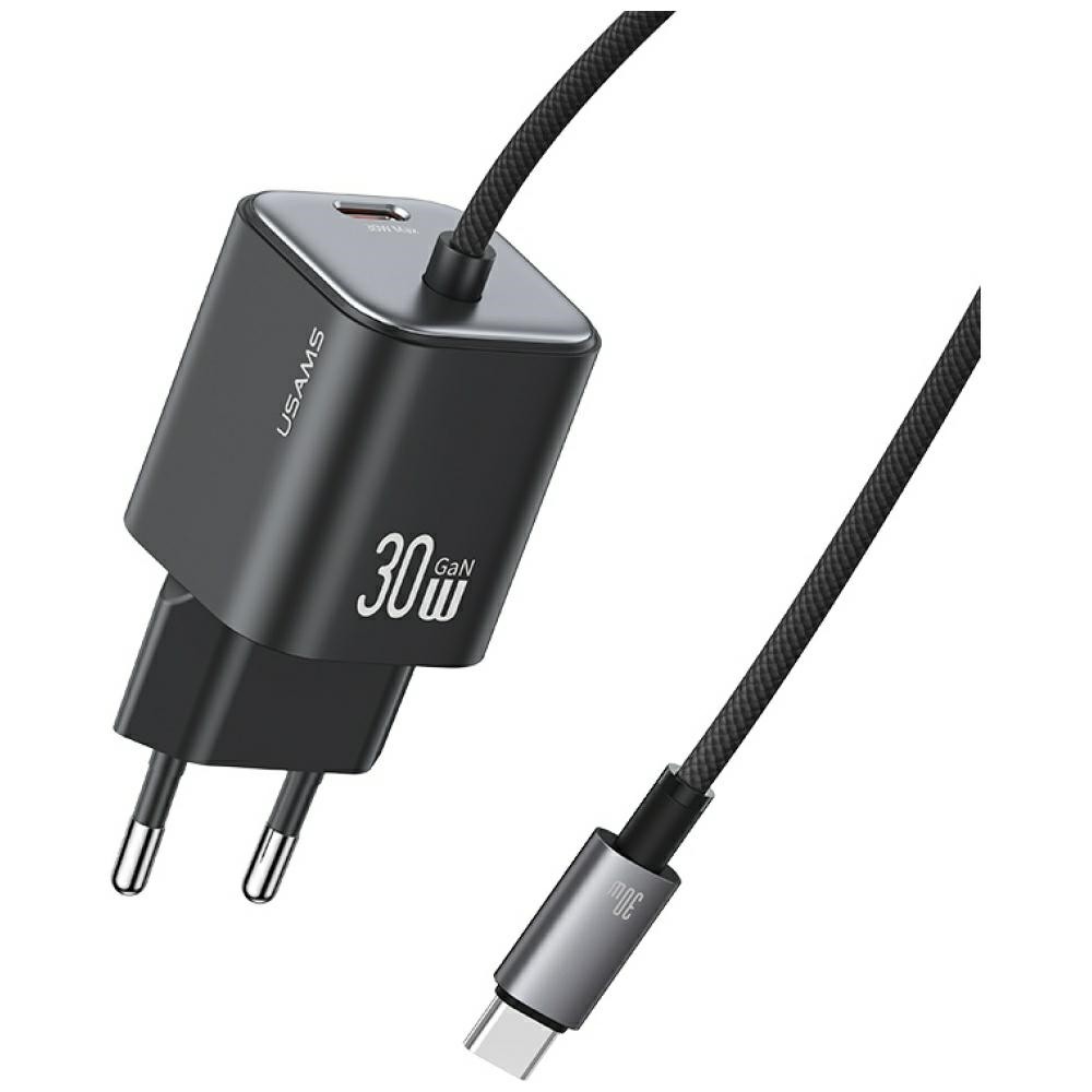 USAMS Charger 30W GaN fast cable