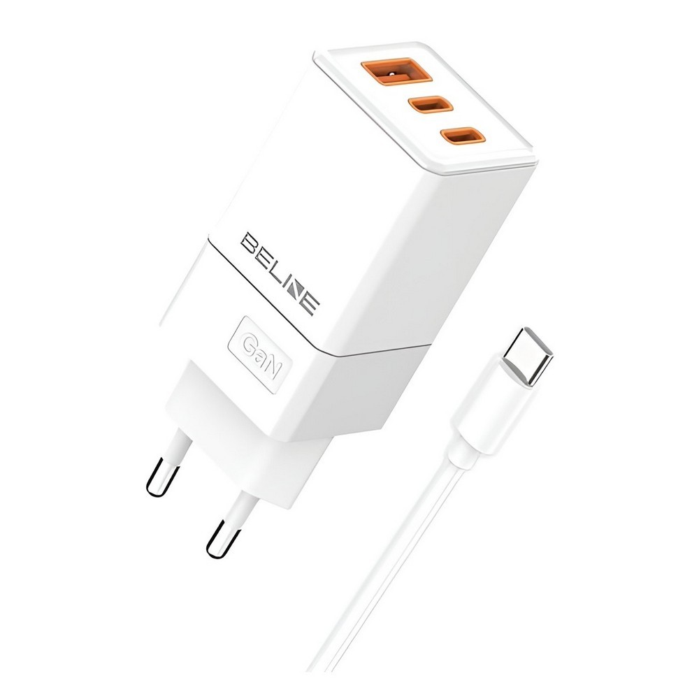Beline Charger 65W GaN 2xUSB-C +USB-A