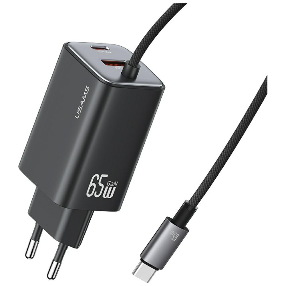 USAMS  Charger 65W GaN Fast cable