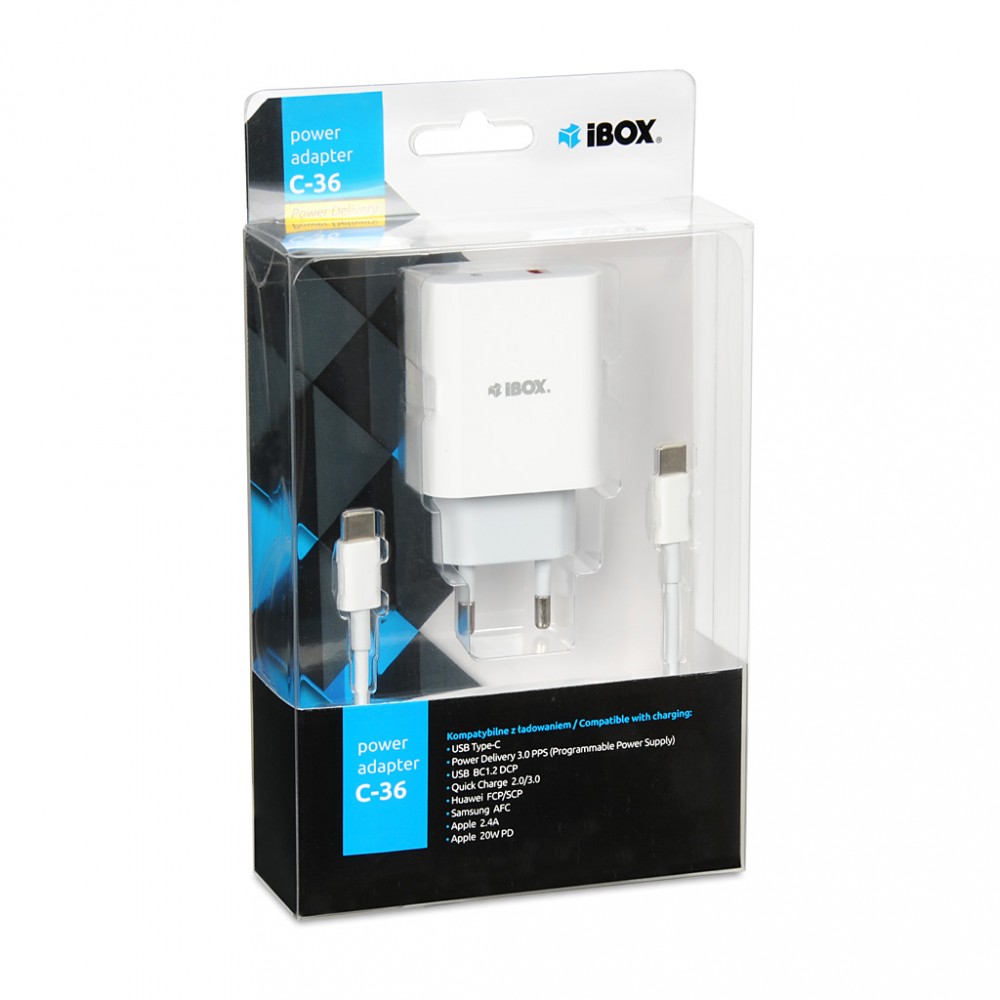 IBOX  Charger C-36 USB-C | ILUC36W