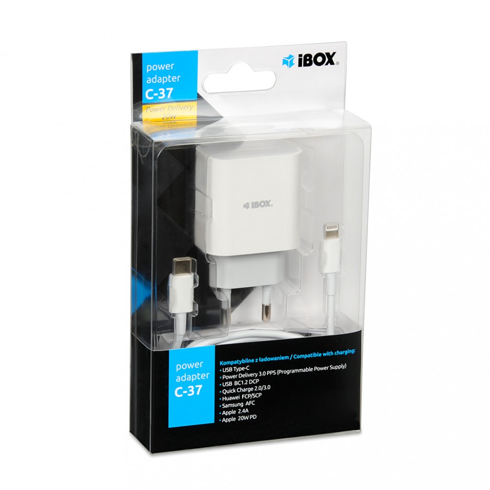 IBOX  Charger C-37 Lighting | ILUC37W