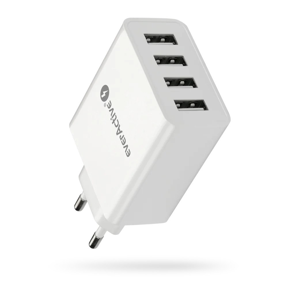 EverActive PHONE CHARGER 4X USB 5A