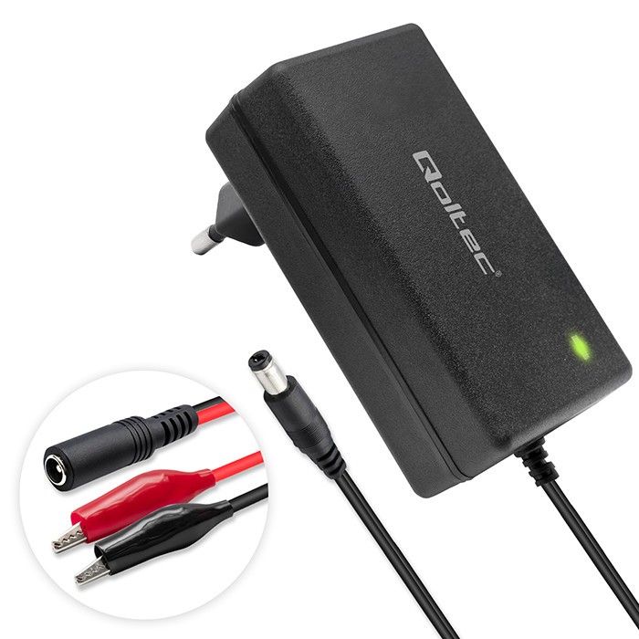 Qoltec  Charger for AGM GEL STD