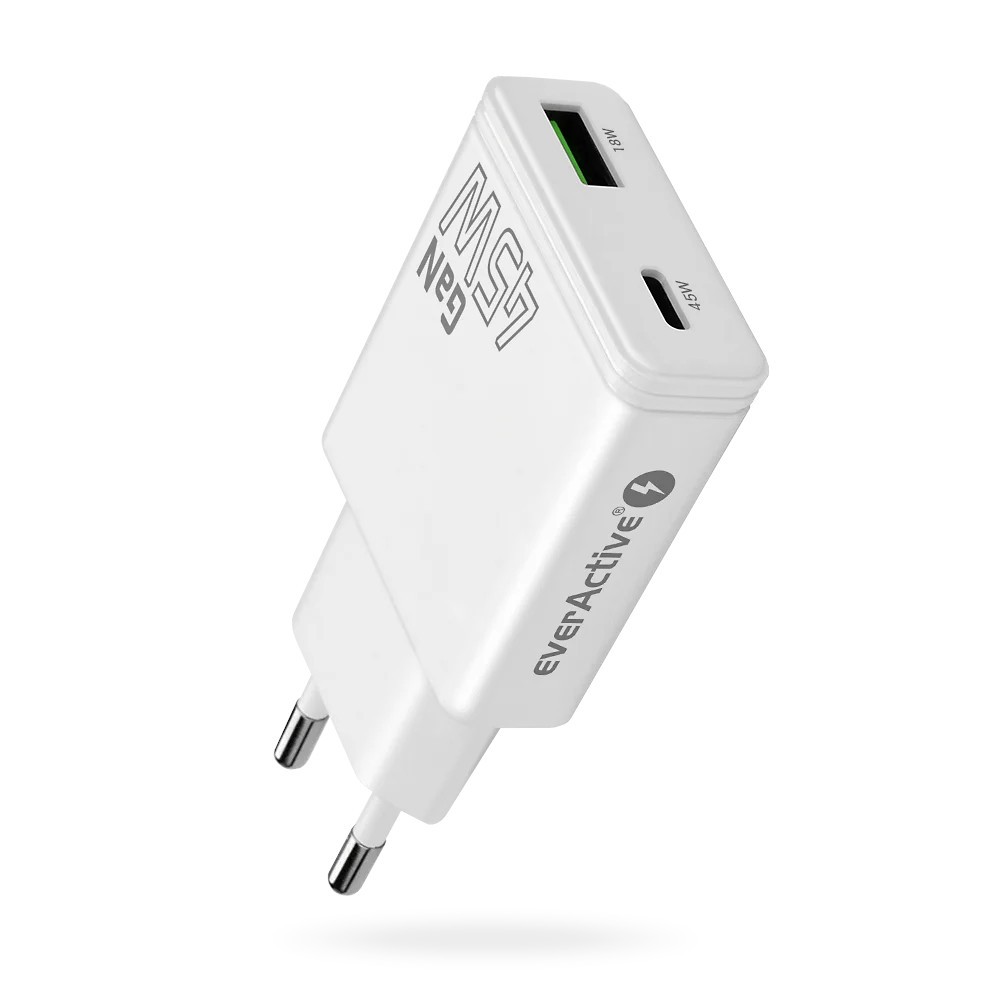 EverActive Charger GAN QC3.0 45W