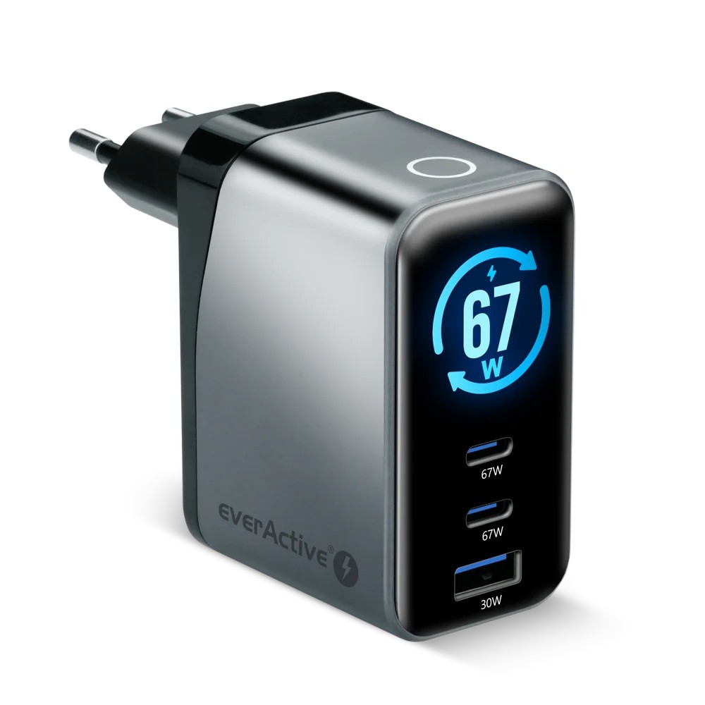 EverActive Charger GAN QC4+ 67W SC