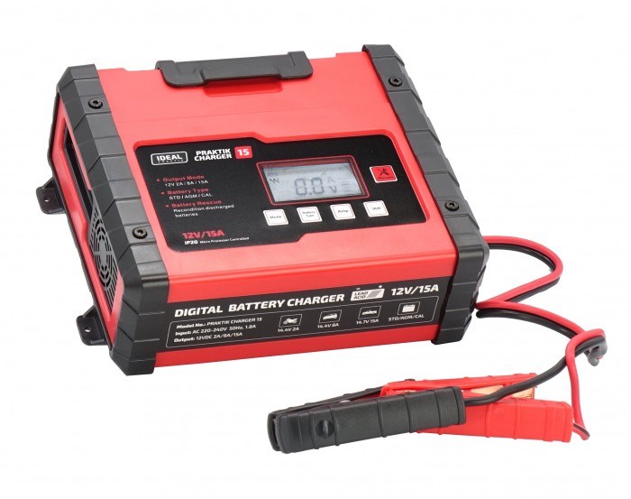 IDEAL Charger PRAKTIK CHARGER 15 LCD