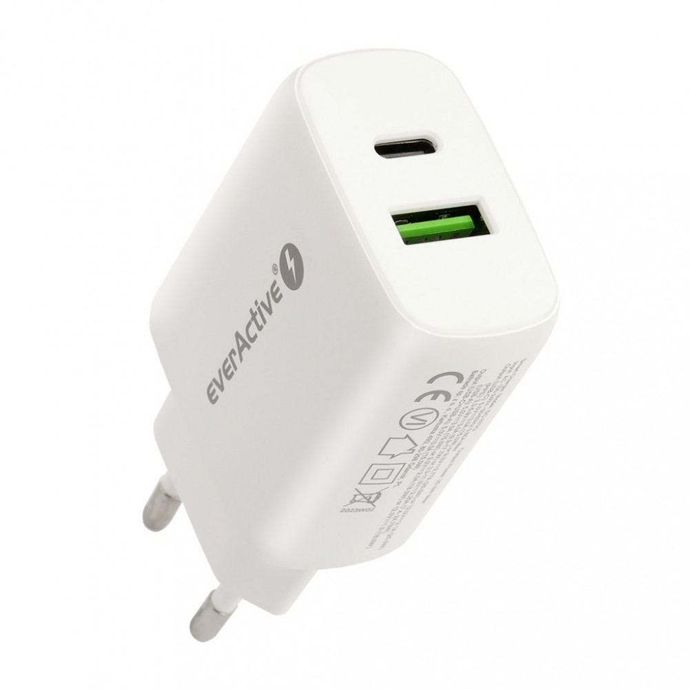 EverActive CHARGER USB/USB-C QC3.0 25W