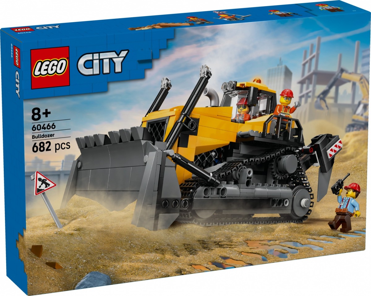 LEGO City 60466: Yellow Bulldozer with
