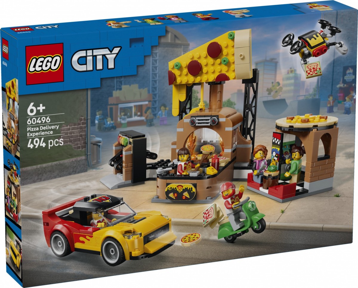 LEGO City 60496 Pizza Delivery Experience