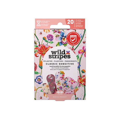 Wild Stripes Classic Sensitive Vintage Flowers
