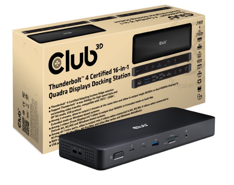 Club 3D CLUB3D CSV-1583 laptop dock/port
