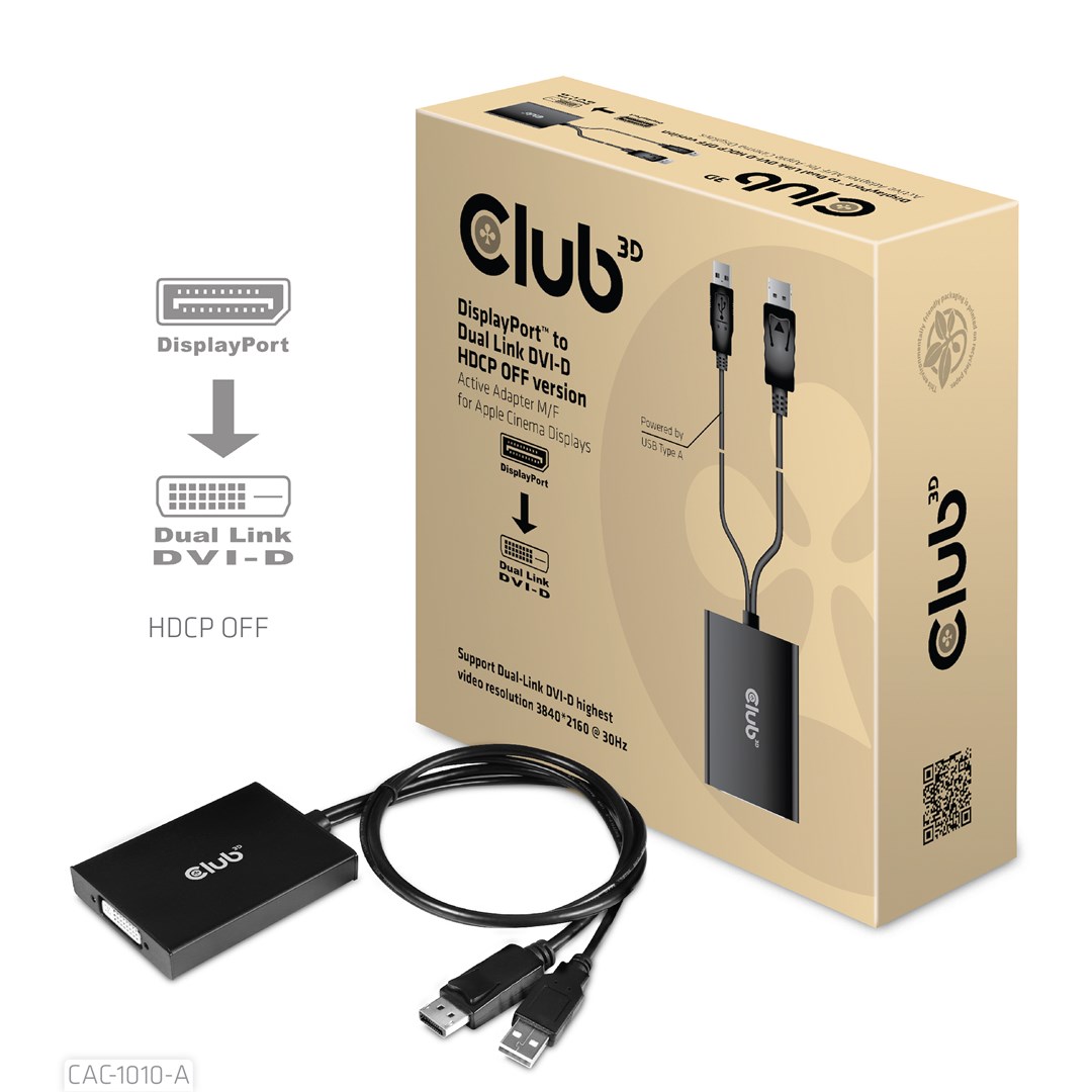 Club 3D CLUB3D DisplayPort to Dual