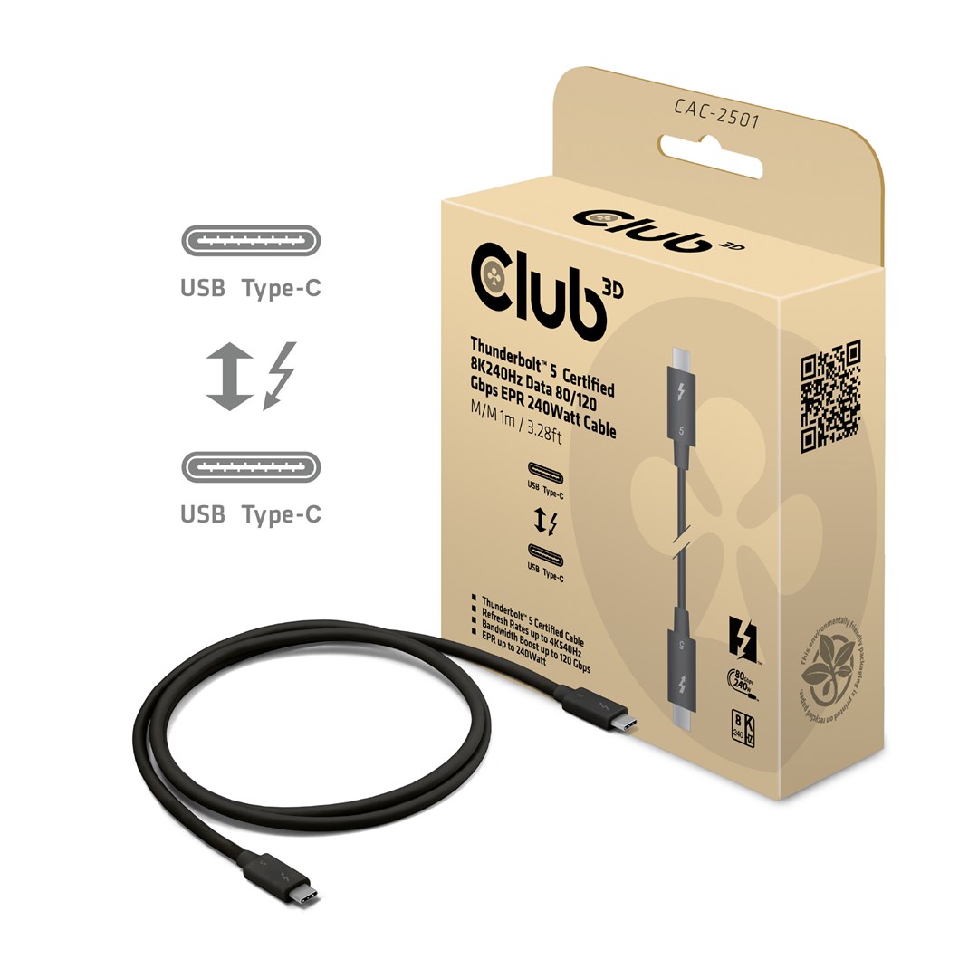 Club 3D CLUB3D Thunderbolt™ 5 Certified