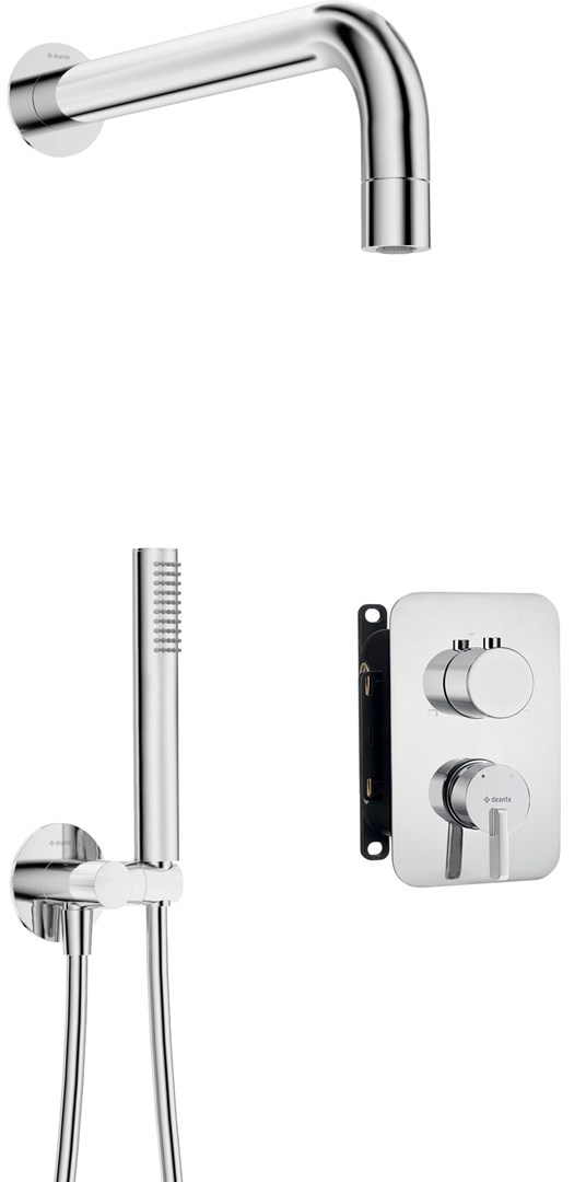 Deante Concealed shower set with mixer