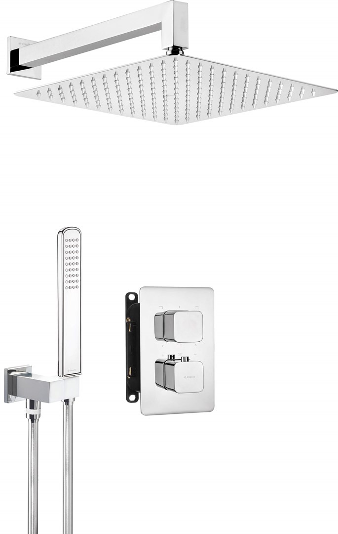Deante Concealed shower set with thermostatic