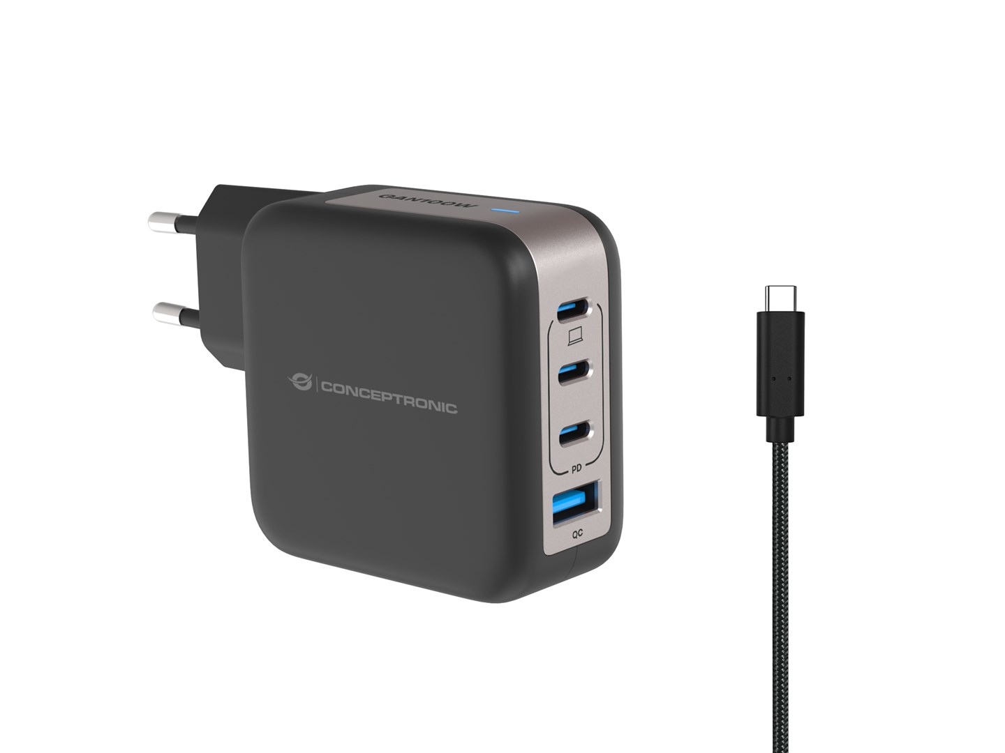 No name Conceptronic 4-Port 100W GaN