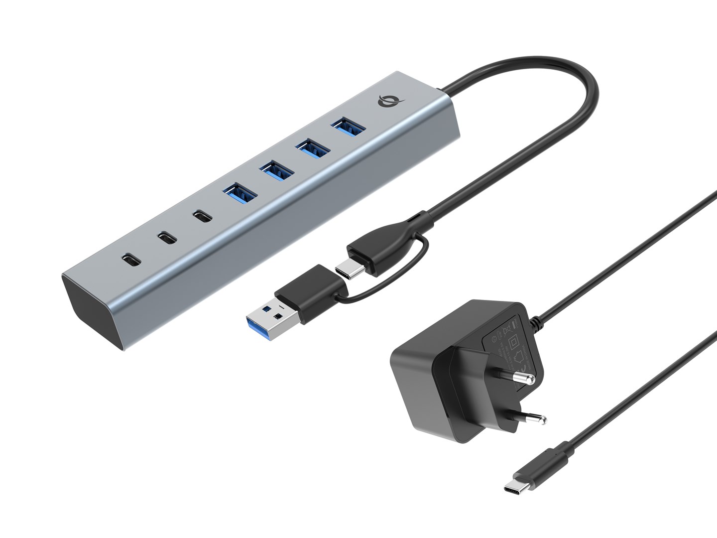 No name Conceptronic HUBBIES20GP 7-Port USB