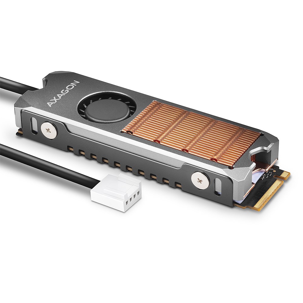 AXAGON   CLR-M2FAN, activ e fan M
