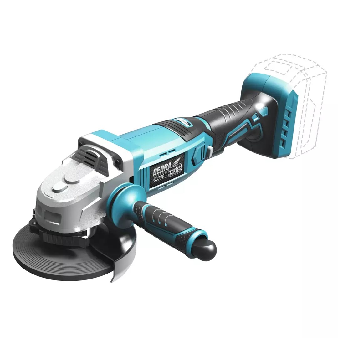 DEDRA Cordless angle grinder 125mm 18V