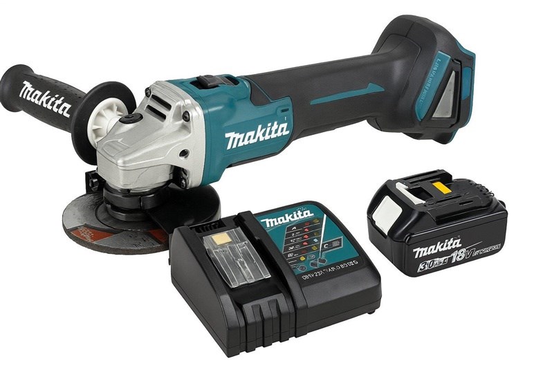 MAKITA Cordless angle grinder 3Ah w/