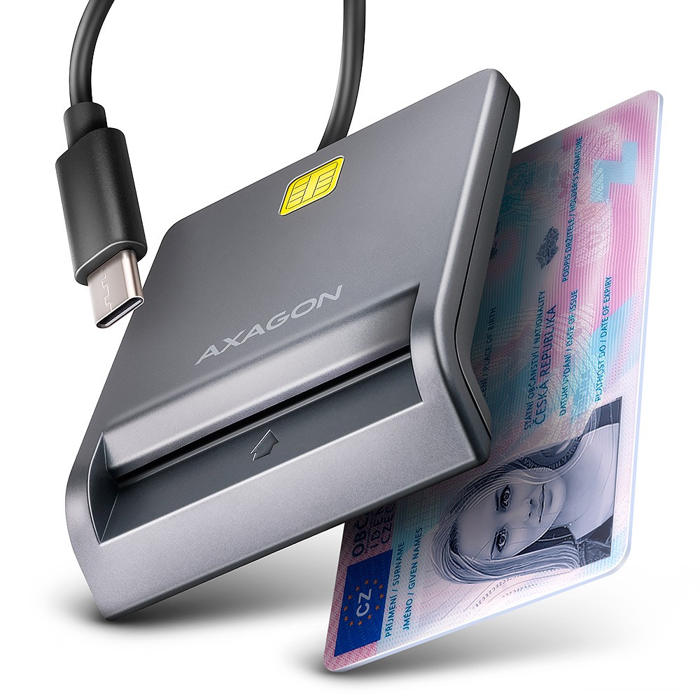 AXAGON CRE-SM3TC smart card reader USB-C
