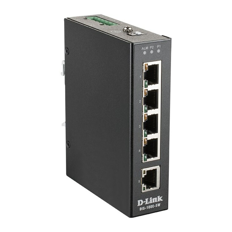 D-Link 5-Port Unmanaged Industrial Switch with