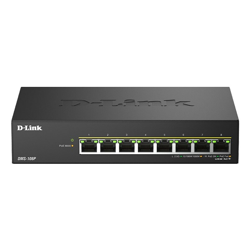 D-Link  8-Port 2.5G Multi-Gigabit PoE++