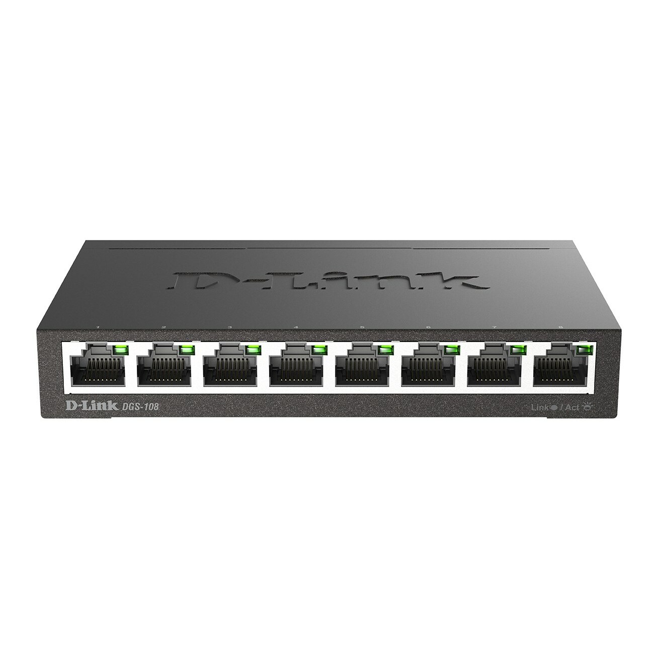 D-Link  DGS-108 switch L2 8x1GB Desktop
