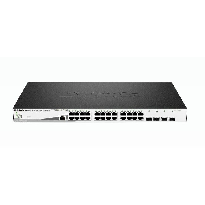 D-Link Switch DGS-1210-28MP 24GE PoE+ 4SFP