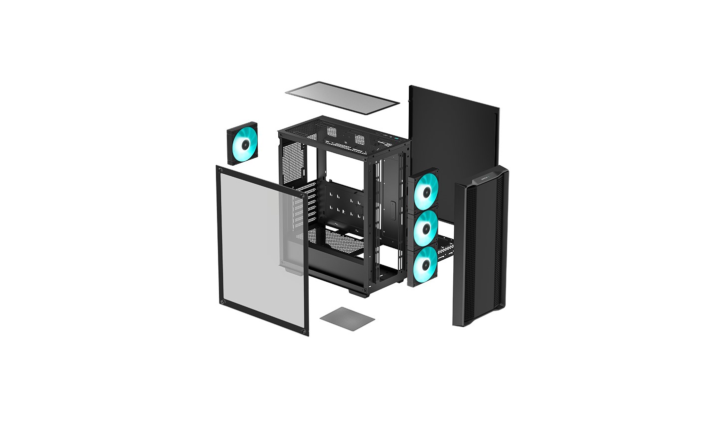 DEEPCOOL  CC560 V2 Midi Tower Black