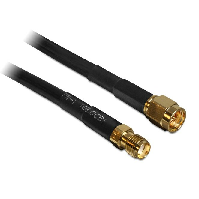 Delock 10m SMA m/f coaxial cable