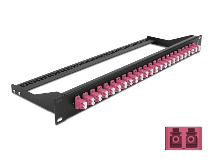 Delock  19" Fibre Patch Panel 24