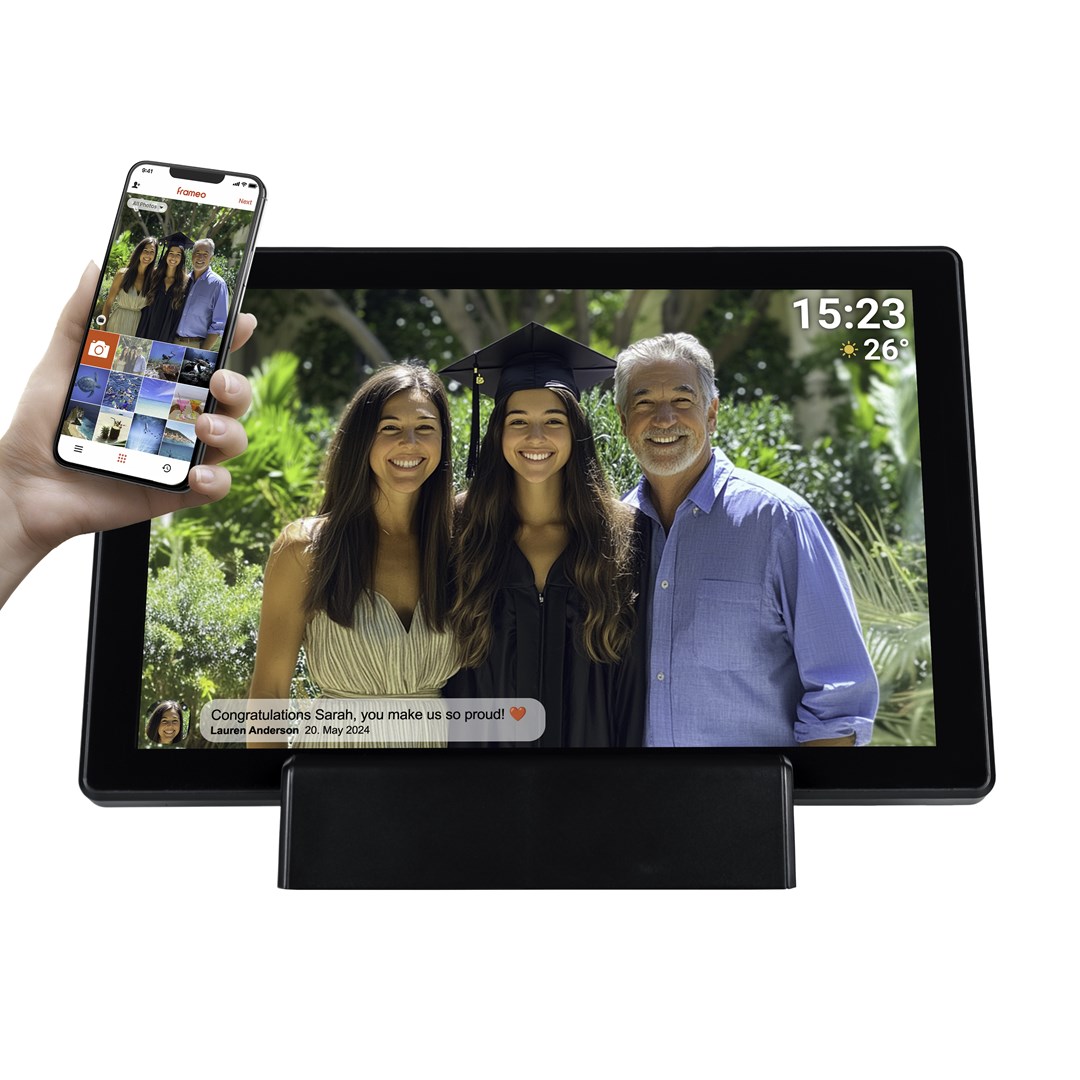 Denver PFF-1070B digital photo frame Black