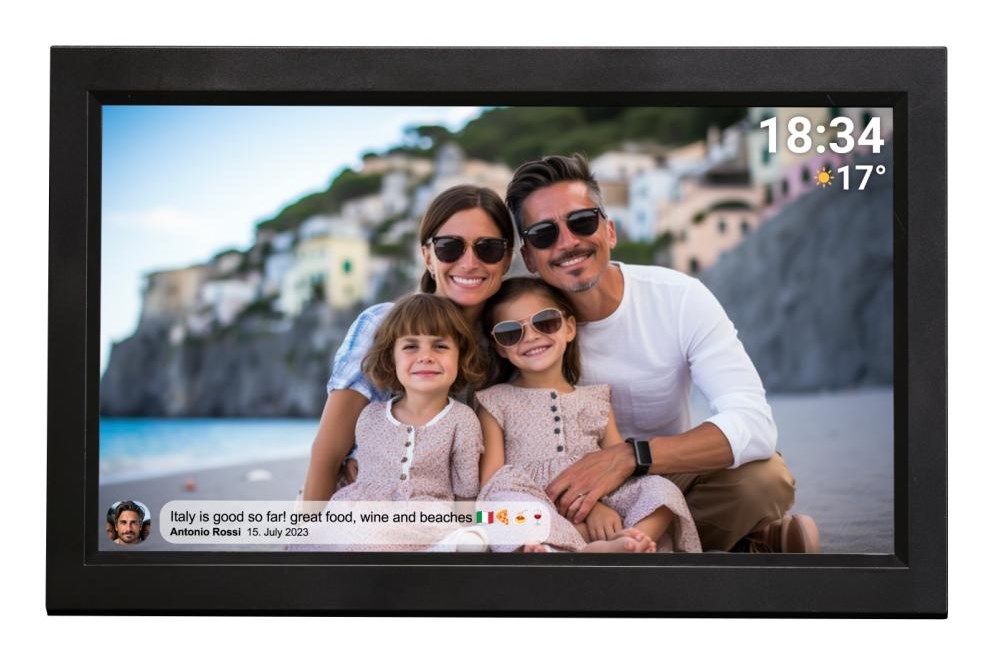 Denver  PFF-1503B digital photo frame Black