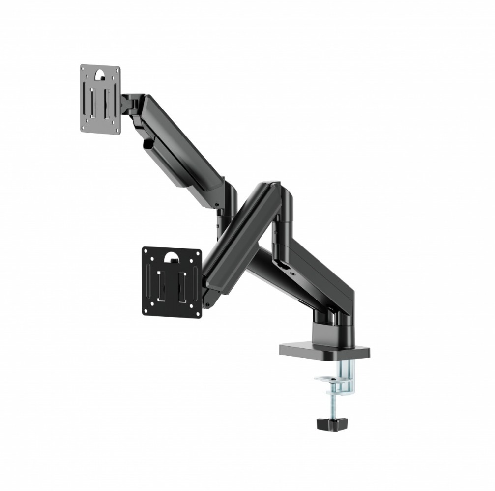 Gembird  Desk arm for two monitors