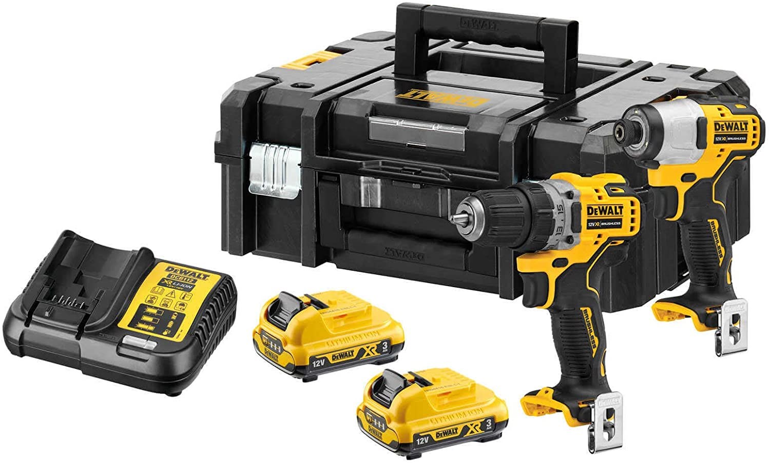 DeWalt  DCK2110L2T-QW power screwdriver/impact driver Black