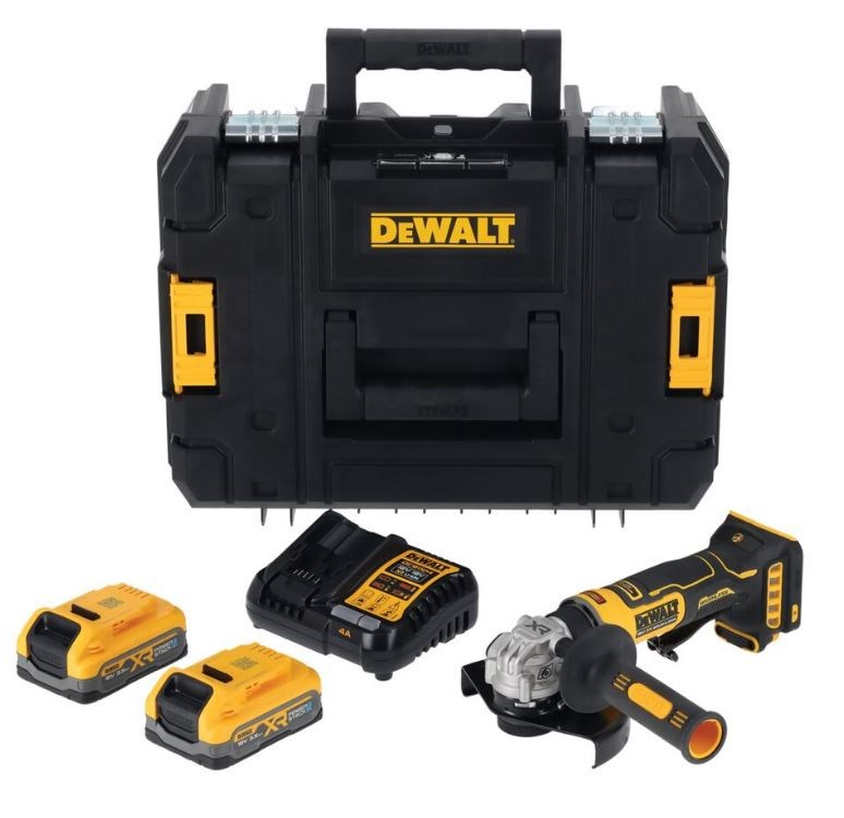 DeWalt SZLIFIERKA KĄTOWA 125mm 18V DCG404S2T