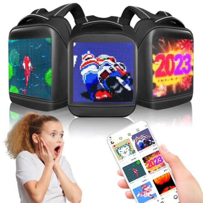 No name DH Style Led Backpack