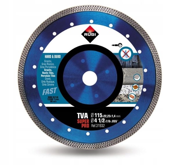 RUBI Diamond blade for hard materials