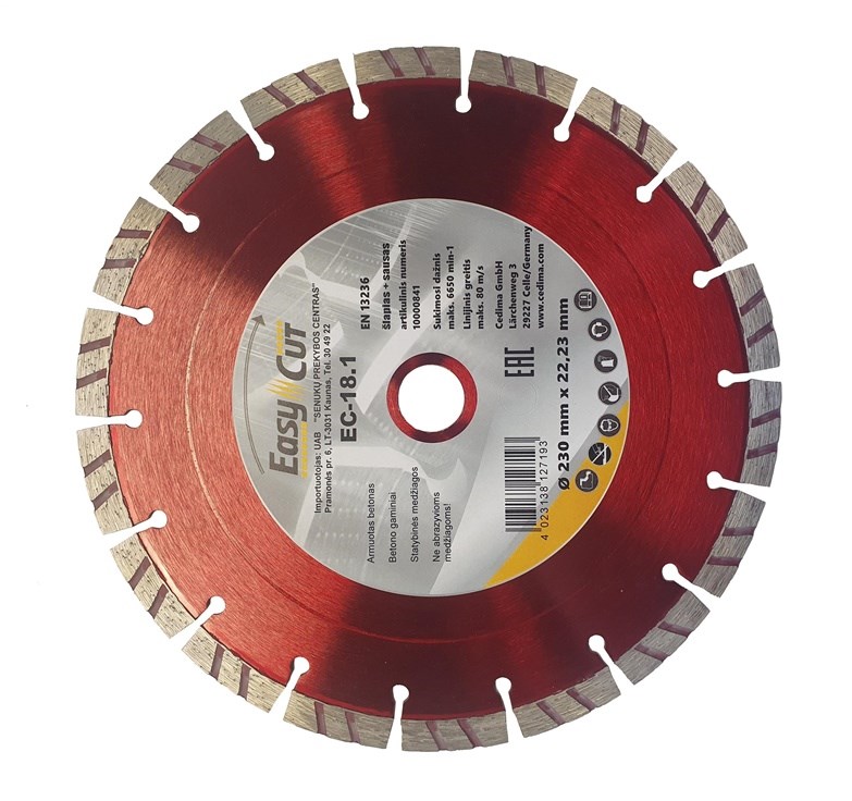 No name DIAMOND SEGMENTAL CUTTING BLADE