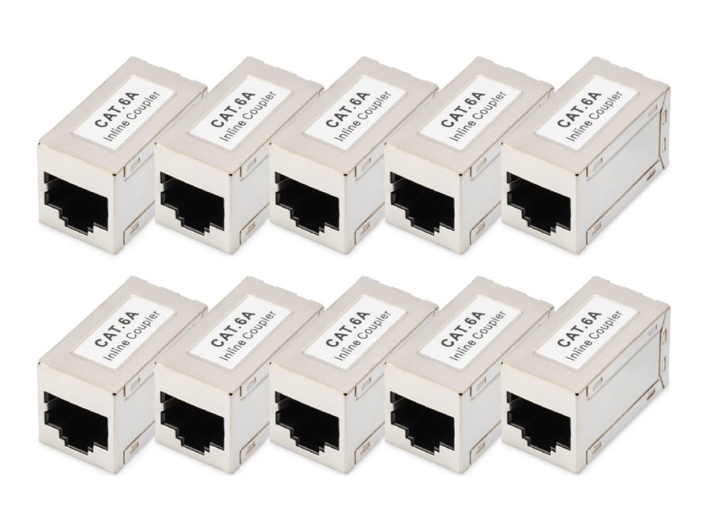 Digitus CAT 6A modular couplers, shielded