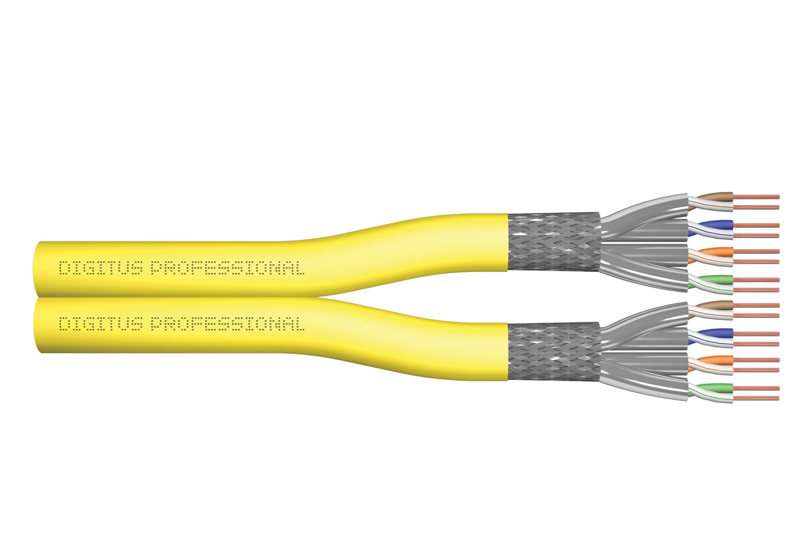 Digitus DK-1743-A-VH-D-1 networking cable Yellow 100
