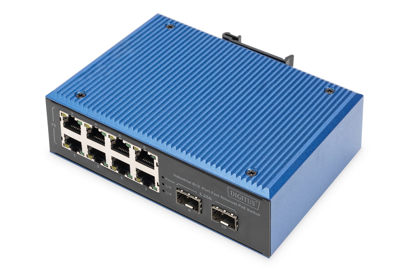 Digitus  Industrial 8+2 port Fast Ethernet