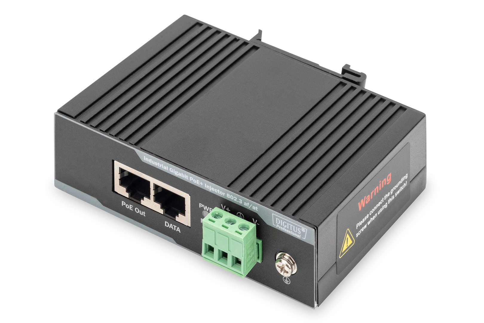 Digitus Industrial Gigabit Ethernet PoE+ Injector
