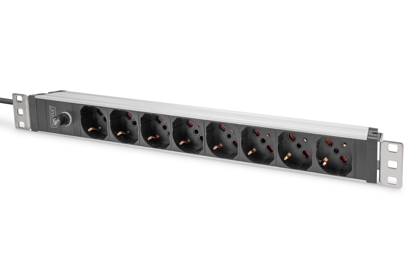 Digitus  Socket strip with aluminum profile