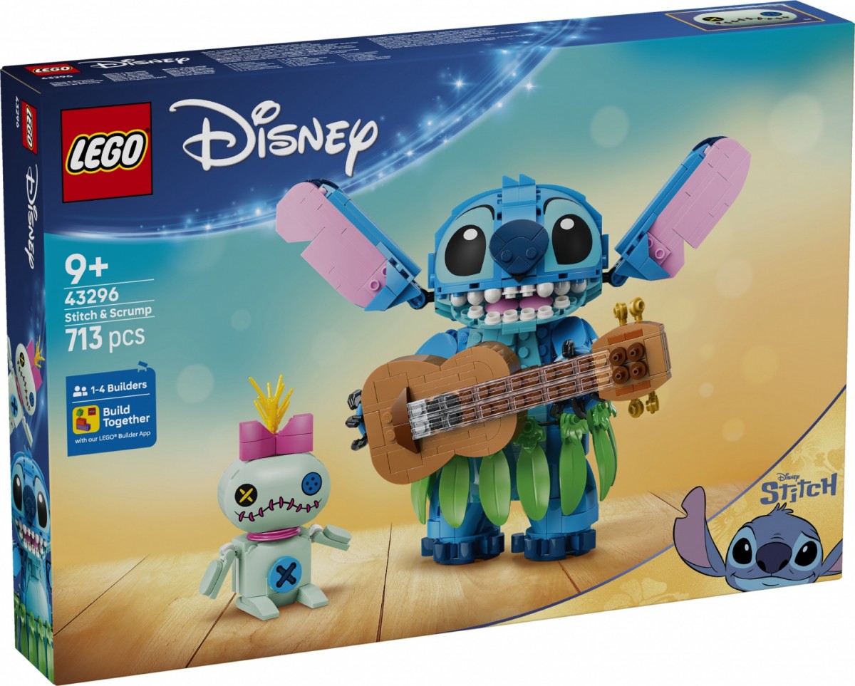 LEGO  Disney 43296 Stitch & Scrump