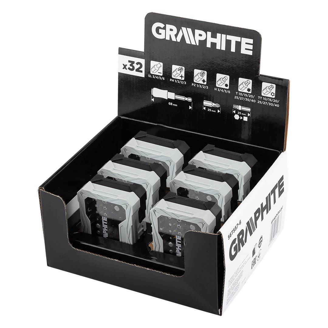 GRAPHITE Display box 6 x 56T557